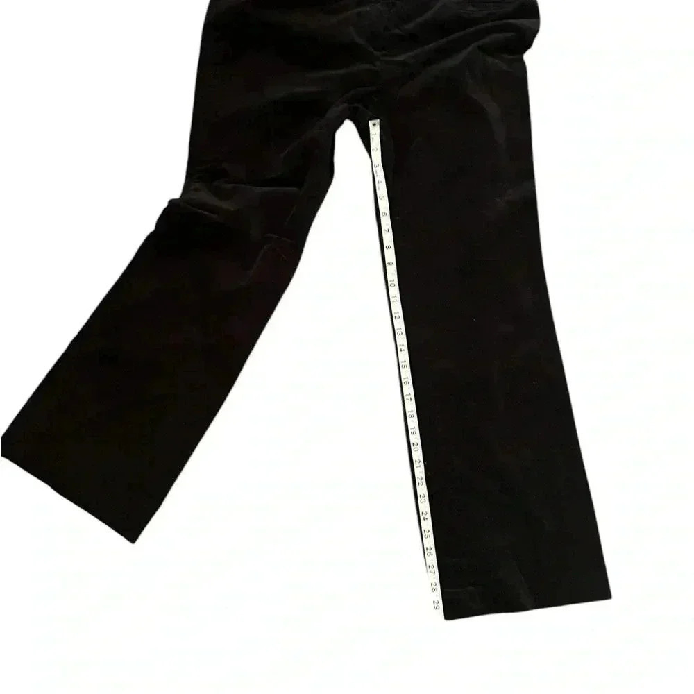Loft Black Velvet Dress Pants - Picture 11 of 11